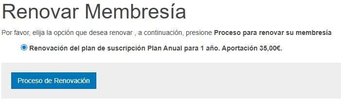 Renovar suscripción VIP